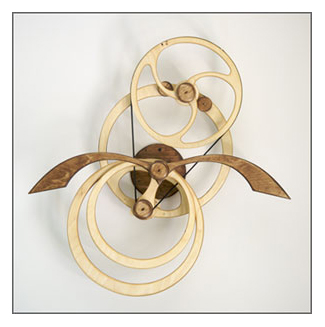 Journey Kinetic Wall sculpture by David Roy